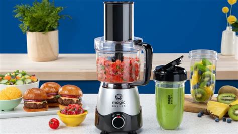 Maximize Your Kitchen Counter Space with the Magic Bullet 7 Piece Food Processor Set